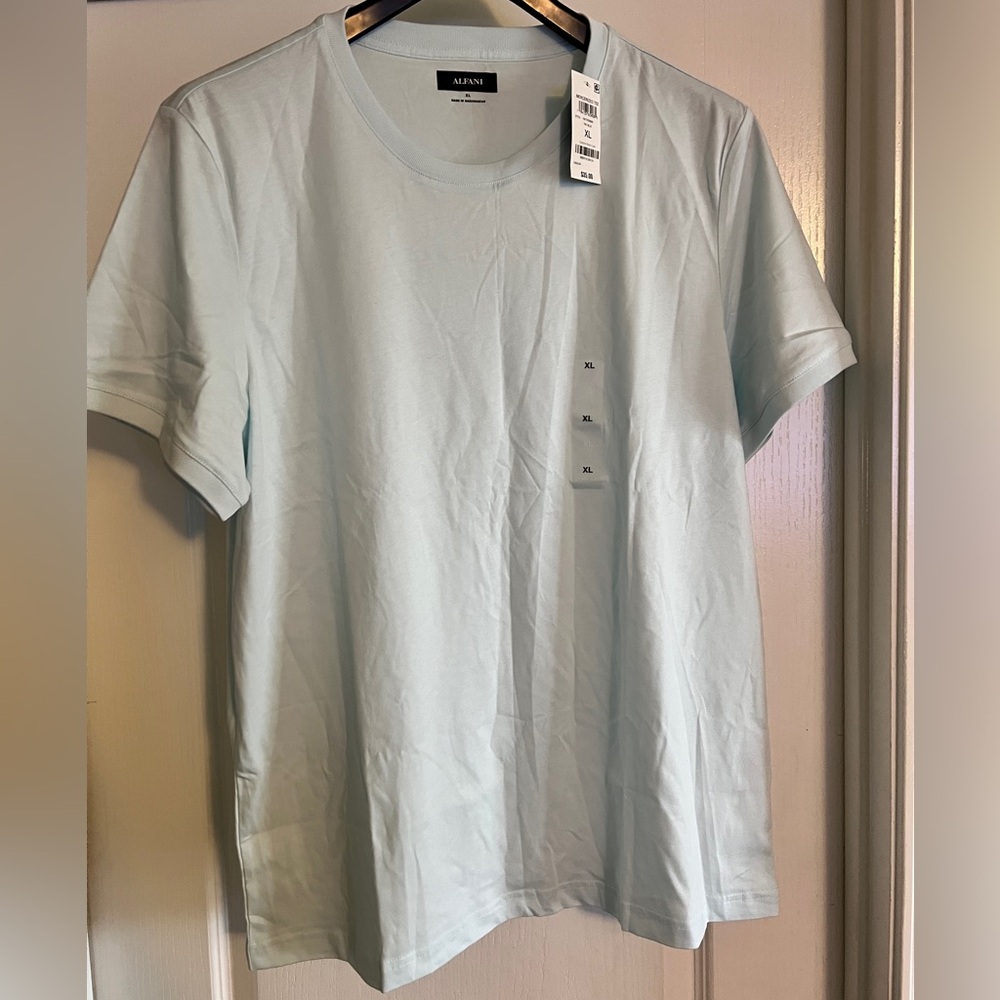Alfani Light Blue Men's T-Shirt size XL